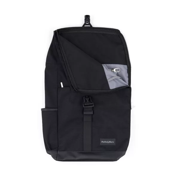 Petite&Mars Prebaľovací batoh na kočík Jackob - Absolute Black