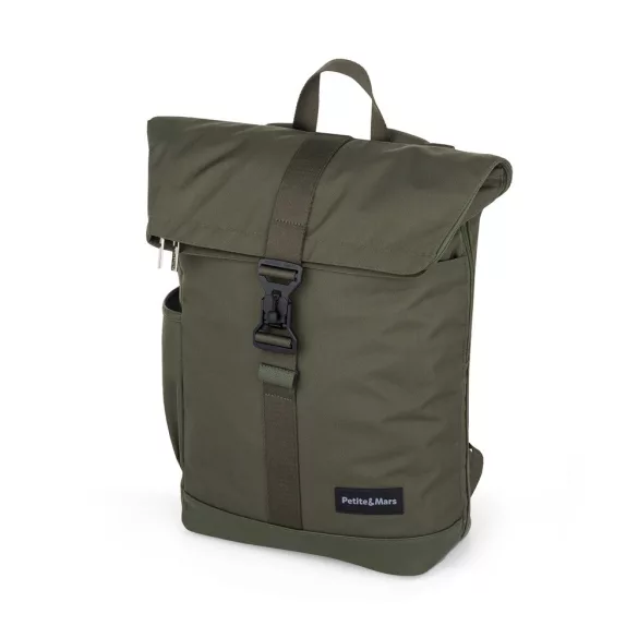 Petite&Mars Prebaľovací batoh na kočík Jackob - Military Green