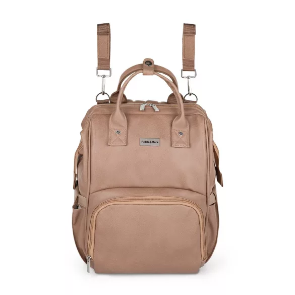 Petite&Mars Prebaľovací batoh na kočík Jasper – Camel Beige