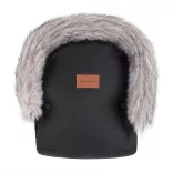 PETITE&MARS Rukavice / Ohrievače rúk na kočík Furry Forever Black