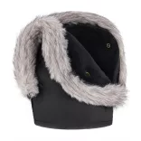 PETITE&MARS Rukavice / Ohrievače rúk na kočík Furry Forever Black