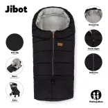 Petite&Mars Nastaviteľný vak na kabát 3 v 1 Jibot – Sweet Toffee
