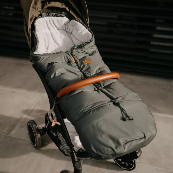 Petite&Mars Nastaviteľný vak na kabát, 3v1 Jibot, Charcoal Grey