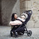 Petite&Mars taška na kabátik Comfy 4 v 1 – Rose Petal
