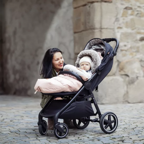 Petite&Mars taška na kabátik Comfy 4 v 1 – Rose Petal