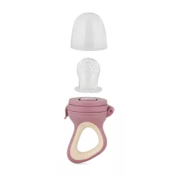   Petite&Mars Silikónová cumlík na ovocie Fruzi Rose&Sand 6 mesiacov+