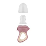 Petite&Mars Silikónová cumlík na ovocie Fruzi Rose&Sand 6 mesiacov+