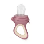 Petite&Mars Silikónová cumlík na ovocie Fruzi Rose&Sand 6 mesiacov+