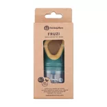 Petite&Mars Silikónová cumlík na ovocie Fruzi Green&Ochre 6 mesiacov+