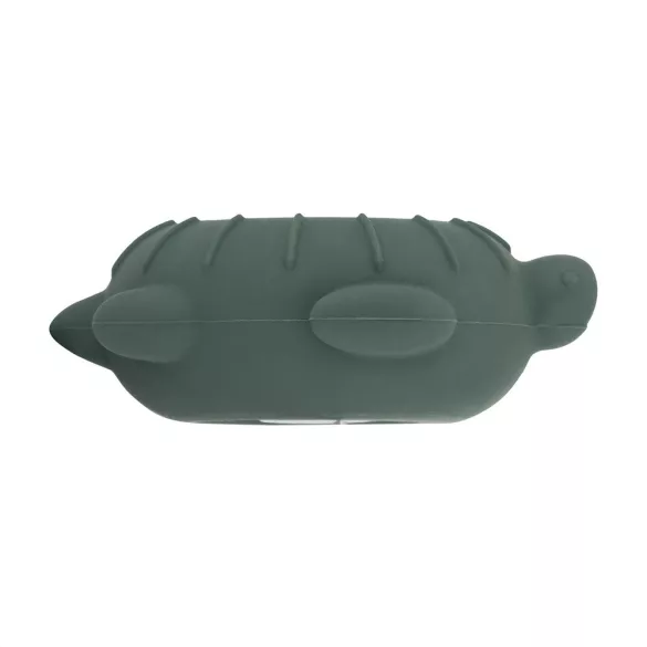 Petite&Mars Silikónový digitálny teplomer na vodu Turtle Terry Misty Green 0 mesiacov+