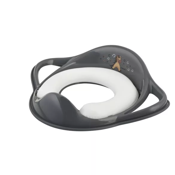 Maltex Mäkká WC sedátka s úchytom, koník, Minimal, steel grey