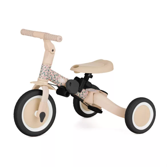 Petite&Mars multifunkčná trojkolka 5 v 1 Turbo – limitovaná edícia Pink Meadow