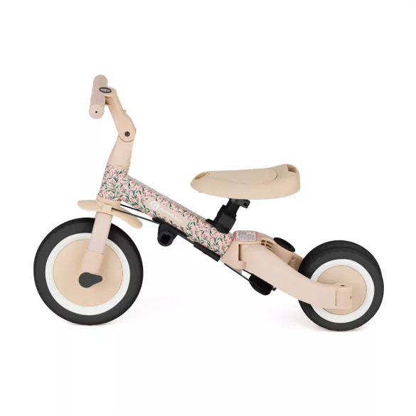 Petite&Mars multifunkčná trojkolka 5 v 1 Turbo – limitovaná edícia Pink Meadow