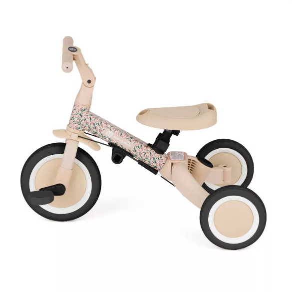 Petite&Mars multifunkčná trojkolka 5 v 1 Turbo – limitovaná edícia Pink Meadow