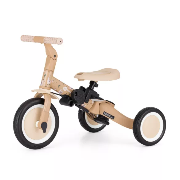 PETITE&MARS Multifunkčná trojkolka 5 v 1 Turbo – limitovaná edícia Pink Llama Vibes