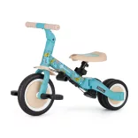 PETITE&MARS Multifunkčná trojkolka 5 v 1 Turbo – limitovaná edícia Pink Dino Park