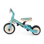 PETITE&MARS Multifunkčná trojkolka 5 v 1 Turbo – limitovaná edícia Pink Dino Park