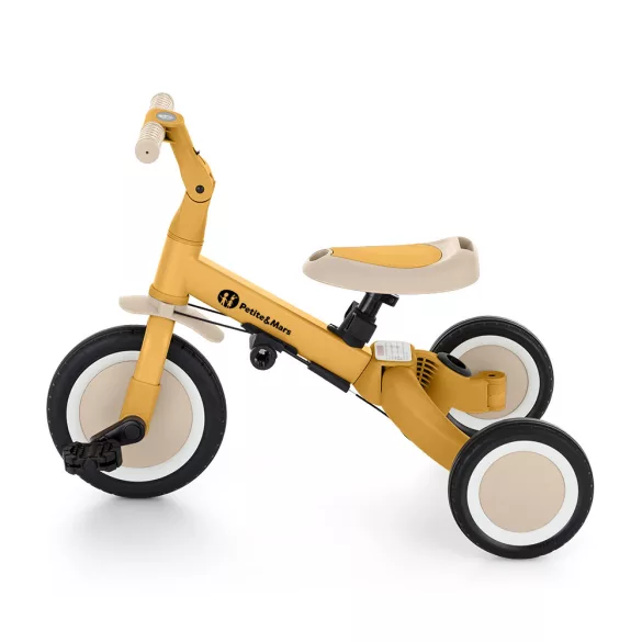 Petite&Mars Multifunkčný trojkolka, 5v1 Turbo, Intense Ochre