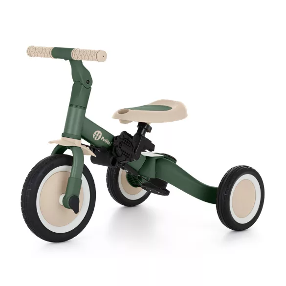 Petite&Mars Multifunkčný trojkolka, 5v1 Turbo, Misty Green