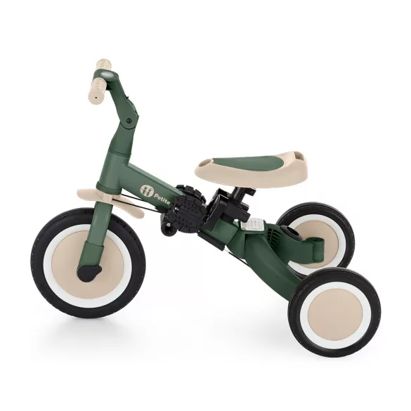 Petite&Mars Multifunkčný trojkolka, 5v1 Turbo, Misty Green