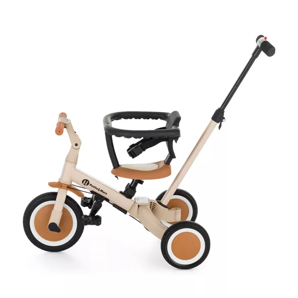 Petite&Mars Multifunkčný trojkolka, 5v1 Turbo, Desert Sand