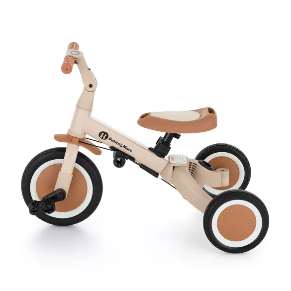 Petite&Mars Multifunkčný trojkolka, 5v1 Turbo, Desert Sand