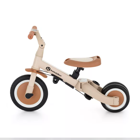 Petite&Mars Multifunkčný trojkolka, 5v1 Turbo, Desert Sand