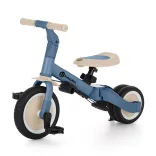 Petite&Mars Multifunkčná trojkolka 5 v 1 Turbo – Ocean Blue