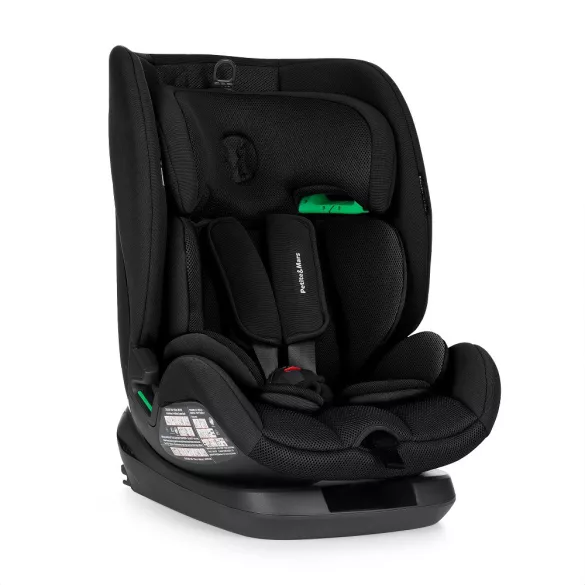 Petite&Mars Detská autosedačka, Prime Pro i-Size, Black Air, 76–150 cm, (9–36 kg)