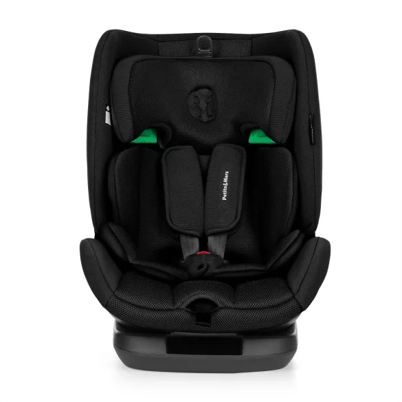 Petite&Mars Detská autosedačka, Prime Pro i-Size, Black Air, 76–150 cm, (9–36 kg)