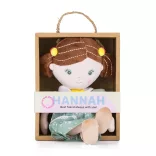 Petite&Mars Plyšová bábika, Hannah, od 0 mesiacov, 35 cm