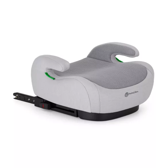 PETITE&MARS Optimus Pro i-Size Air Gentle Grey 125 – 150 cm (22–36 kg)