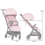 Detský kočík Petite&Mars Sport Zip Silky Rose