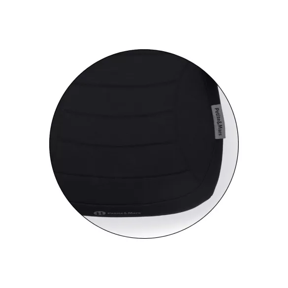 Petite&Mars Zuno detská stolička 125–150 cm (22–36 kg) Coal Black