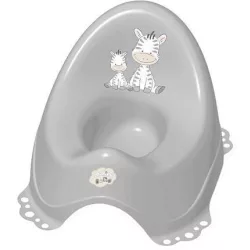   Maltex Nešmykľavá detská vanička s motívmi, zebra, grey