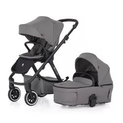  Petite&Mars Kombinovaný kočík, ICON 2in1, Dove Grey, LITE AIR