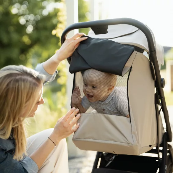 Petite&Mars športový kočík Flip - Tan Beige