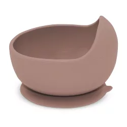   Petite&Mars Silikónová miska s prísavkou Take&Match Velvet Latte 6m+
