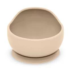   Petite&Mars Silikónová miska s prísavkou, Take&Match, Desert Sand, 6 mesiacov+