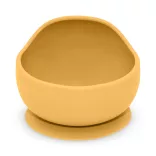 Petite&Mars Silikónová miska s prísavkou, Take&Match, Intense Ochre, od 6 mesiacov