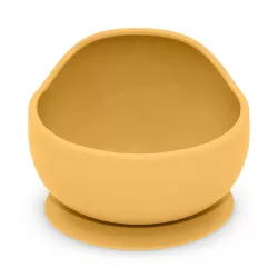   Petite&Mars Silikónová miska s prísavkou, Take&Match, Intense Ochre, od 6 mesiacov