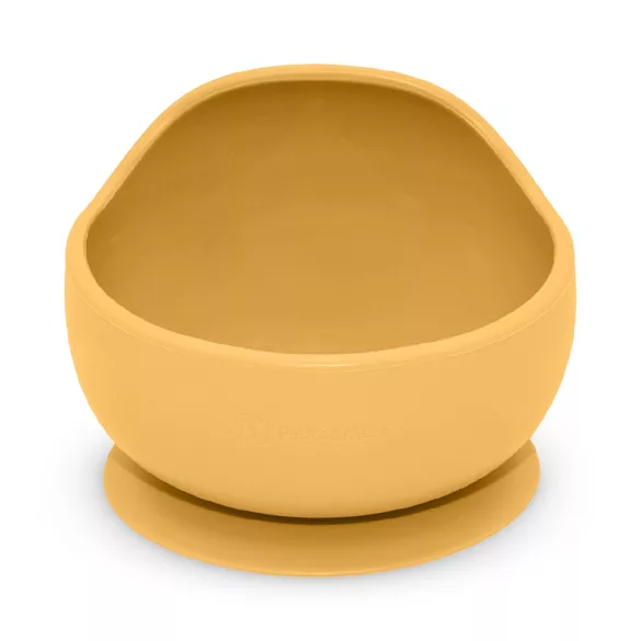 Petite&Mars Silikónová miska s prísavkou, Take&Match, Intense Ochre, od 6 mesiacov