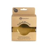Petite&Mars Silikónová miska s prísavkou, Take&Match, Intense Ochre, od 6 mesiacov
