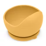 Petite&Mars Silikónová miska s prísavkou, Take&Match, Intense Ochre, od 6 mesiacov