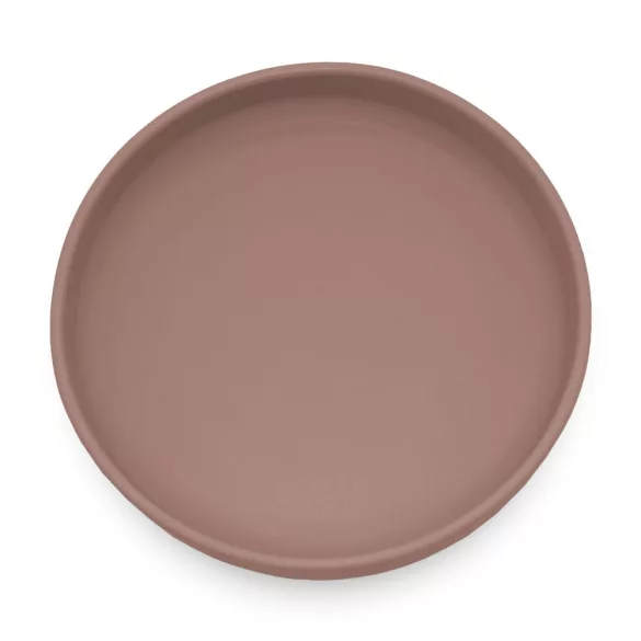 Petite&Mars Silikónový tanier s prísavkou Take&Match Velvet Latte 6m+