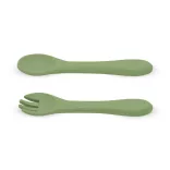 Petite&Mars Silikónové príbory Take&Match Sweet Pea 6m+