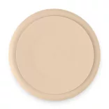 Petite&Mars Silikónový deliteľný okrúhly tanier, Take&Match, Desert Sand, od 6 mesiacov