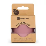 Petite&Mars Silikónový pohár, Take&Match, od 6 mesiacov, Dusty Rose