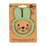 PETITE&MARS Silikónový hryzátko Bunny Sweet Pea 0 mesiacov+