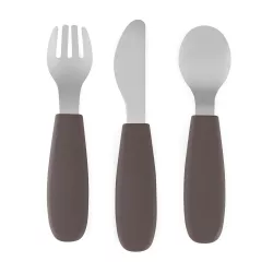   Petite&Mars Sada príborov z nehrdzavejúcej ocele Take&Match Bitter Cocoa 12m+